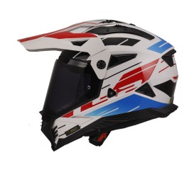 LS2 MX702 PIONEER II NAMIB White/Red/Blue